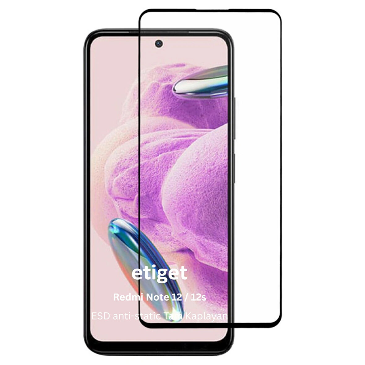 Xiaomi Redmi Note 12 / 12s ESD Cam Ekran Koruyucu 6D GLASS