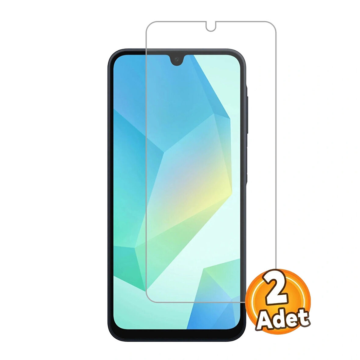 Samsung Galaxy A16 Temperli 9H Cam Ekran Koruyucu (2 ADET)