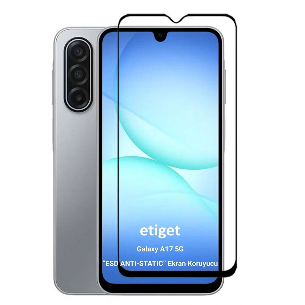 Samsung Galaxy A17 5G ”ESD ANTI-STATIC” Cam Ekran Koruyucu 6D GLASS