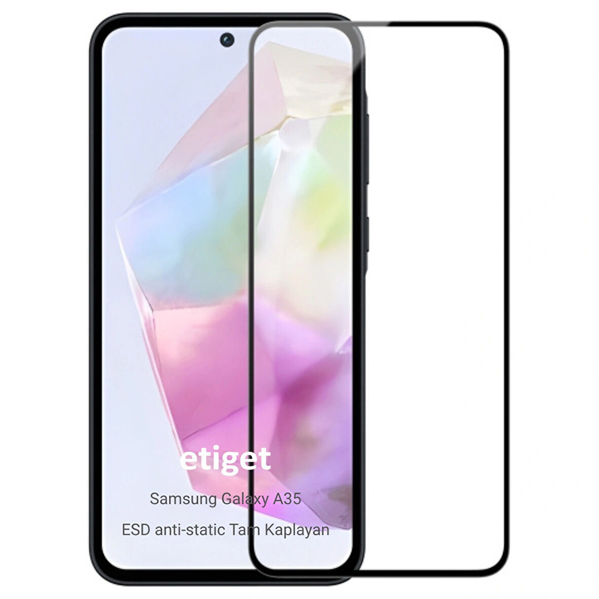 Samsung Galaxy A35 5G ”ESD ANTI-STATIC” Cam Ekran Koruyucu 6D GLASS