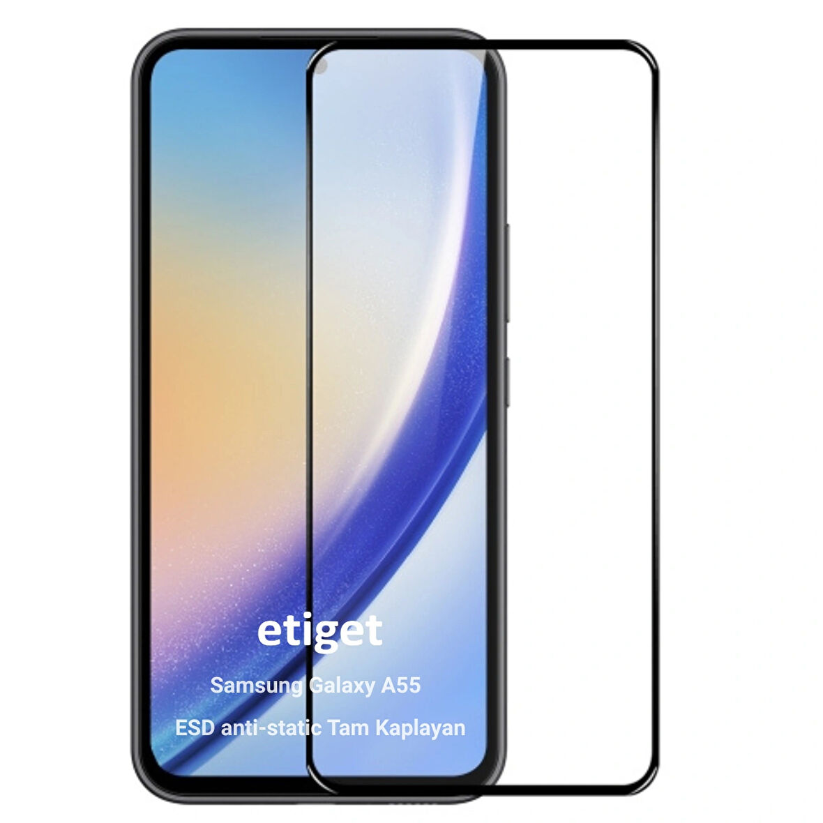 Samsung Galaxy A55 ”ESD ANTI-STATIC” Cam Ekran Koruyucu 6D GLASS