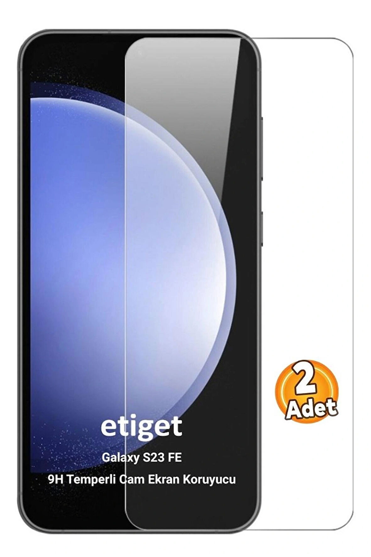 Samsung Galaxy S23 FE Temperli 9H Cam Ekran Koruyucu (2 ADET)