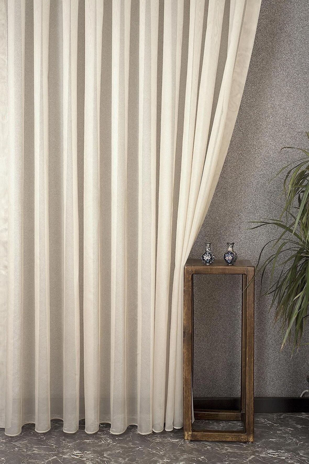 Massarelli Etamin Tül Bej 1-3 Sık Pile