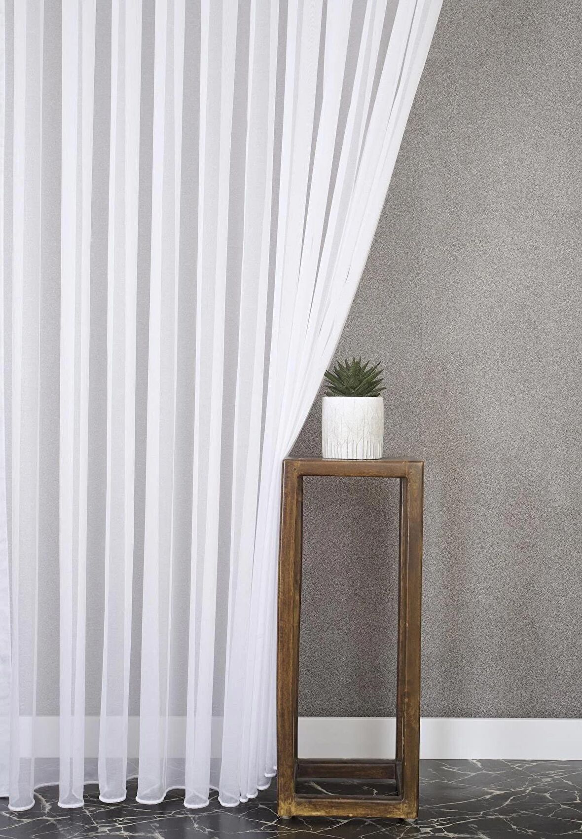 Massarelli Etamin Tül Beyaz 1-2 Seyrek Pile