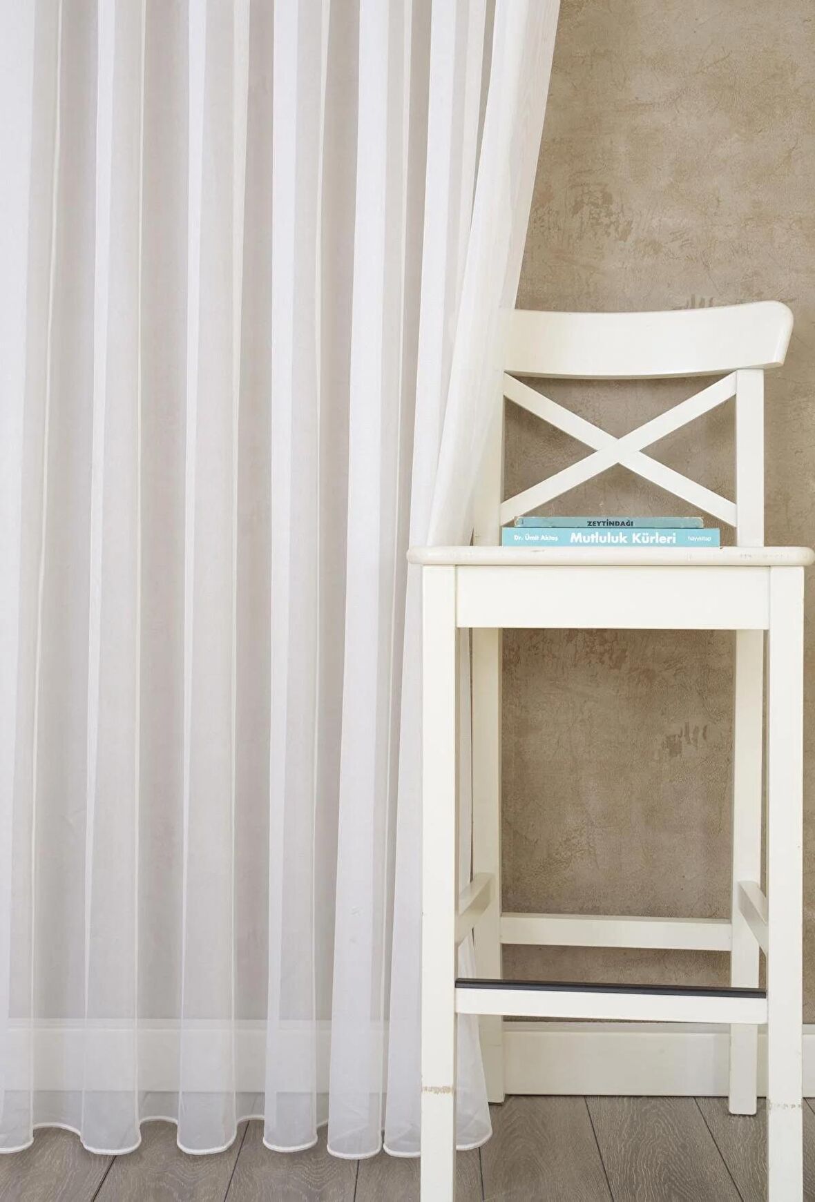 Massarelli Etamin Tül Ekru  1-2,5 Orta Sık Pile