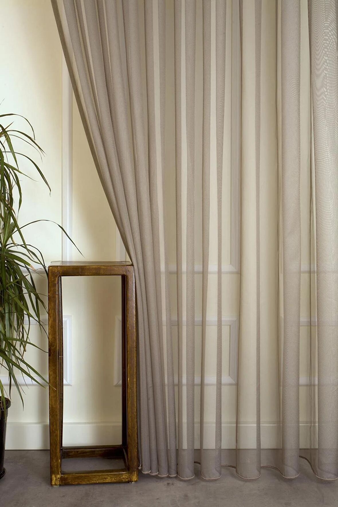 Massarelli Etamin Tül Kahverengi 1-2 Seyrek Pile