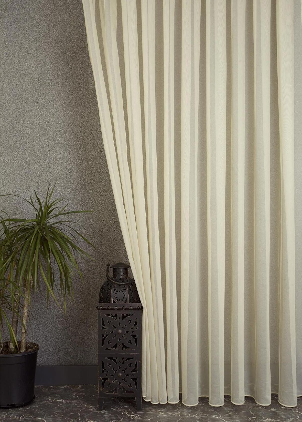 Massarelli Etamin Tül Şampanya Rengi 1-2,5 Orta Sık Pile