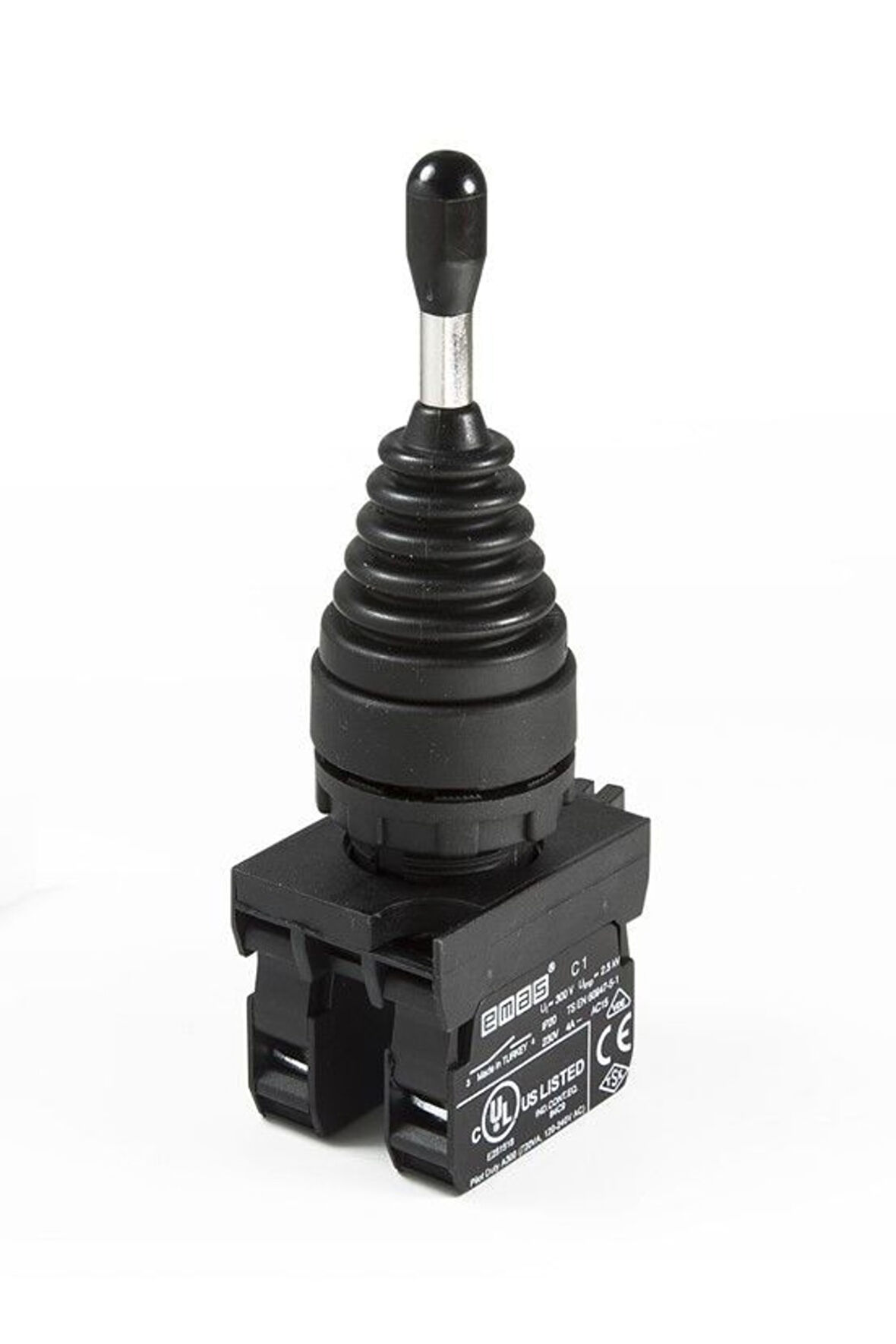 Cp Serisi Plastik 1no+1no Joystick Kalıcı 2 Pozisyonlu 22 Mm Buton