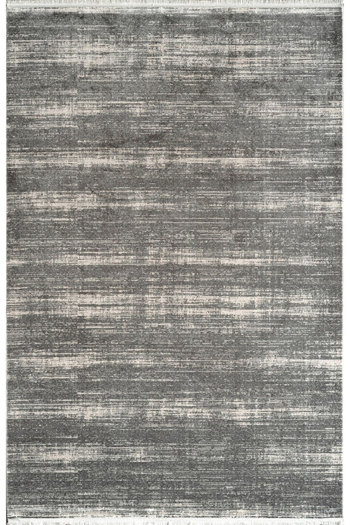 Atlas Halı Estefan EU05B Antrasit Krem Akrilik Yumuşak Silinebilir Leke Tutmaz Halı