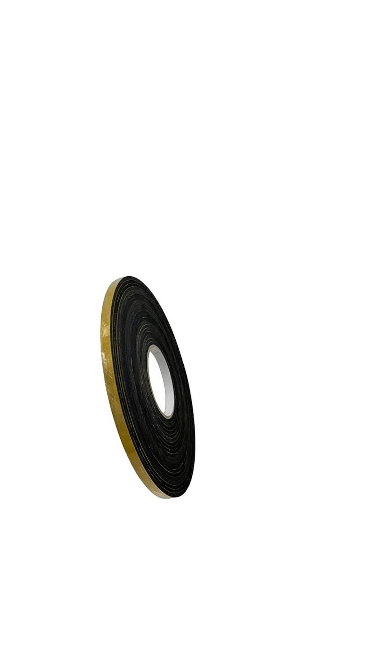 Contacall Yapışkan Bantlı Yalıtım Süngeri 2 mm Kalınlık 10 mm Genişlik 25 Metre Uzunluk Eva 2x10