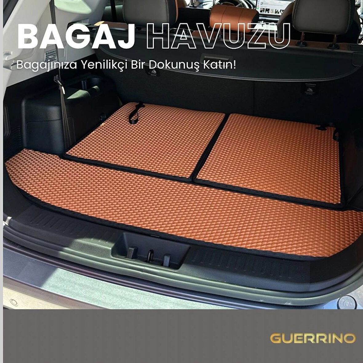 VOLKSWAGEN GOLF 6-2008-2012 ARASI ARACA ÖZEL YENİ NESİL EVA MAT OTO BAGAJ HAVUZU