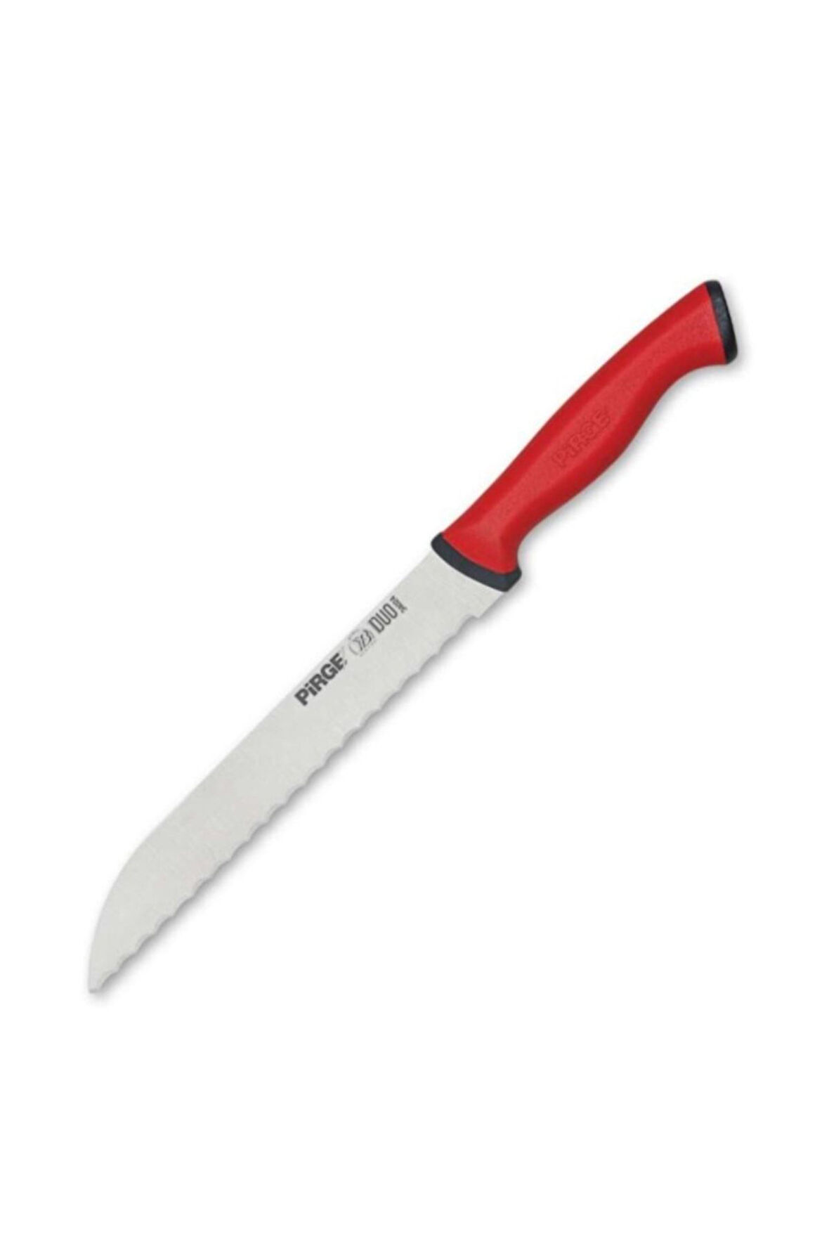 Duo Ekmek Bıçağı Pro Dişli - Kırmızı - 17,5 Cm