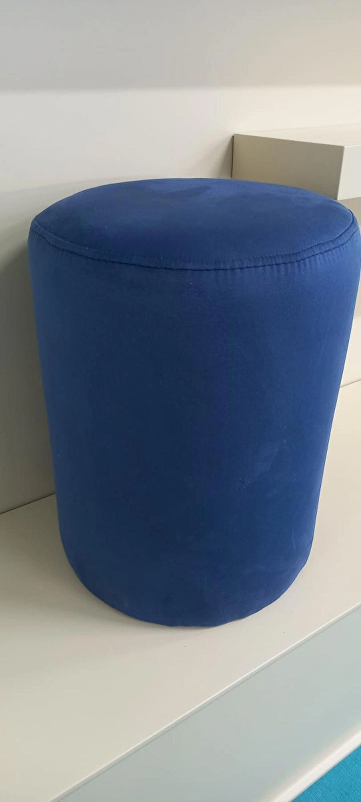 EVİMŞAH PUF & BENCH SİLİNDİR LACİVERT