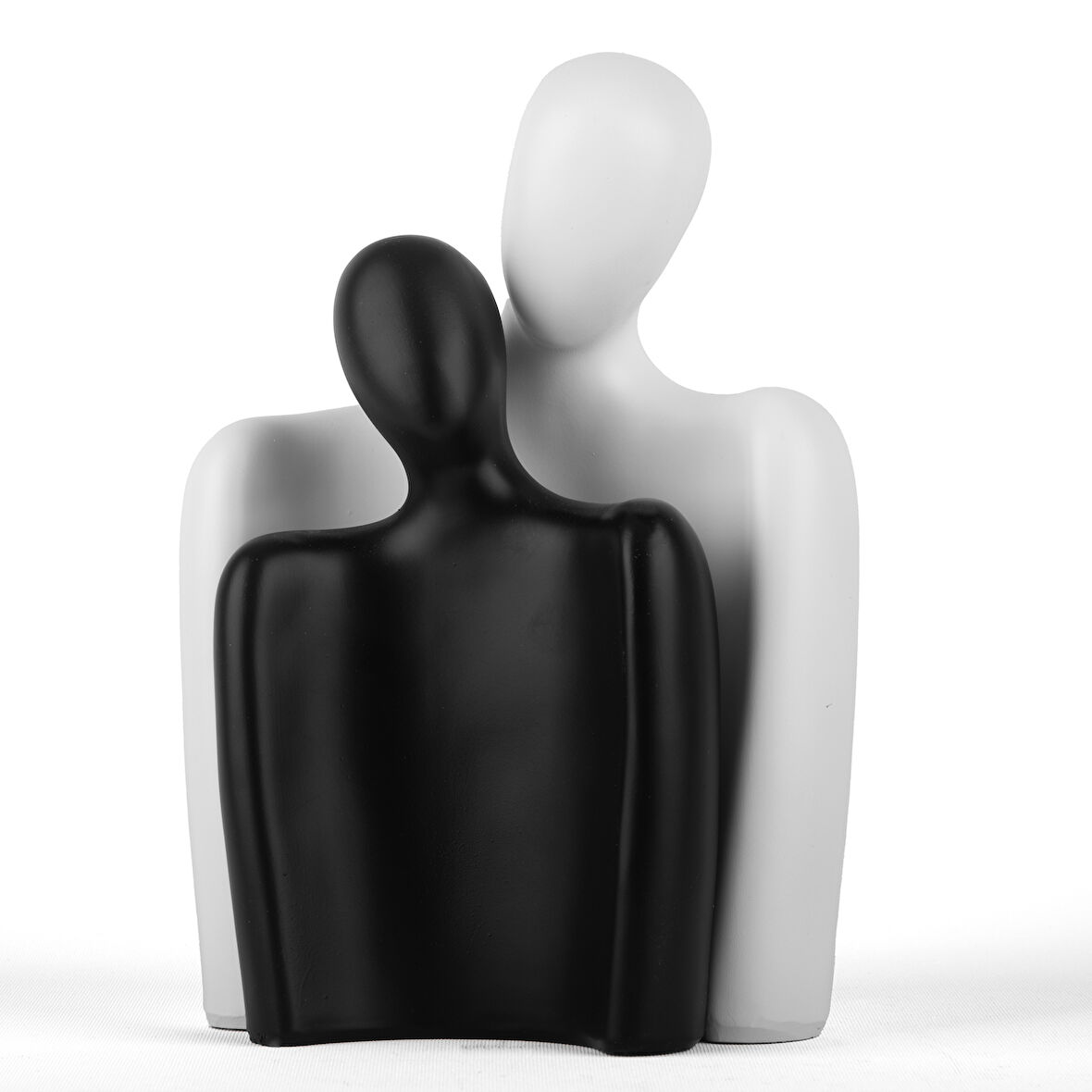 Soyut İnsan Biblo İkili Beyaz-Siyah