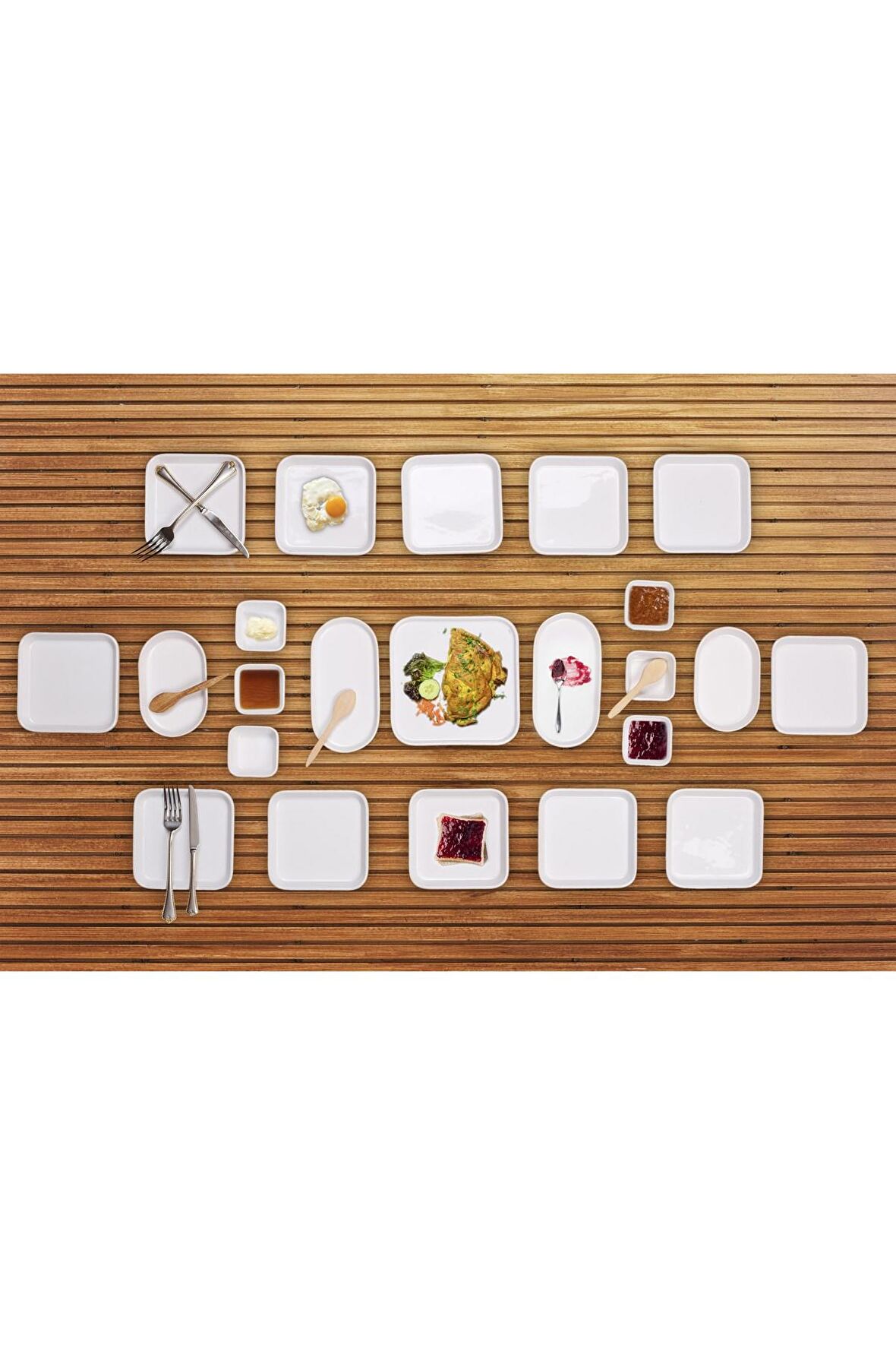 23 Parça Pasta Seti & Kahvaltı Takımı & Yemek Takımı