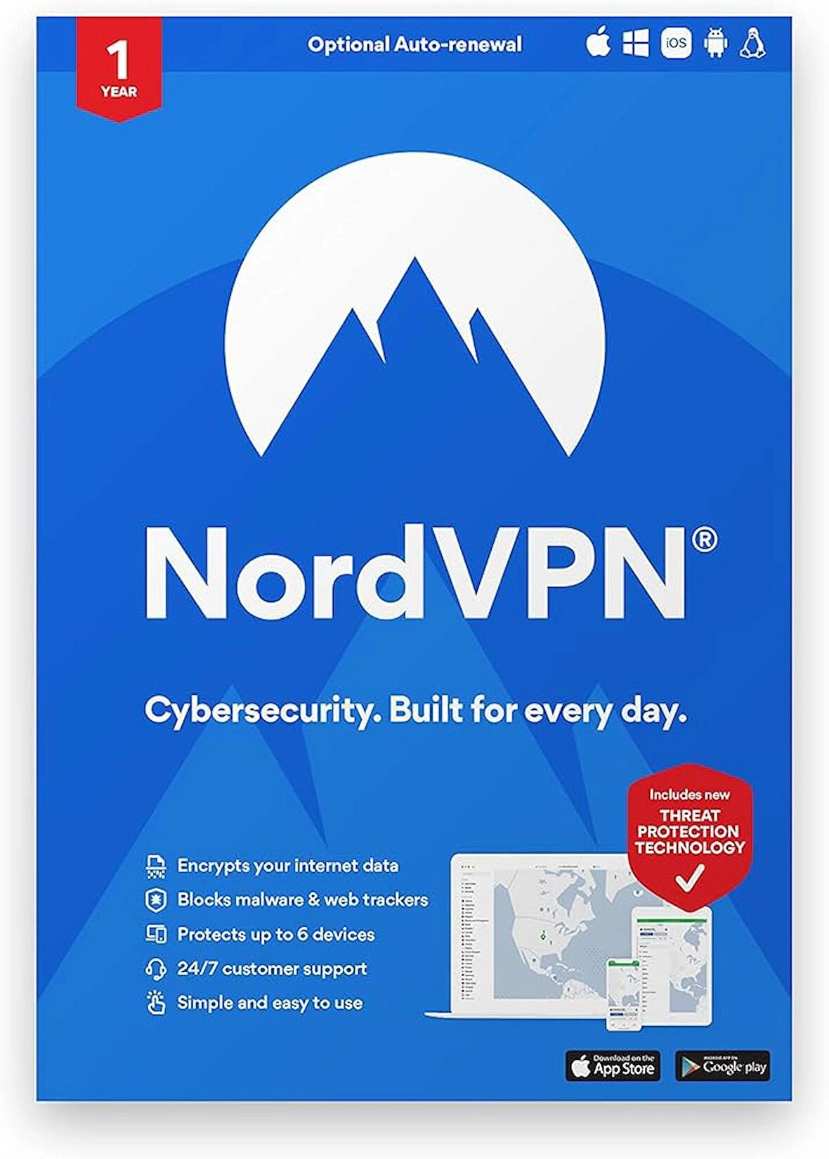 NordVPN - 2 Yıl 6 Cihaz Abonelik Kodu