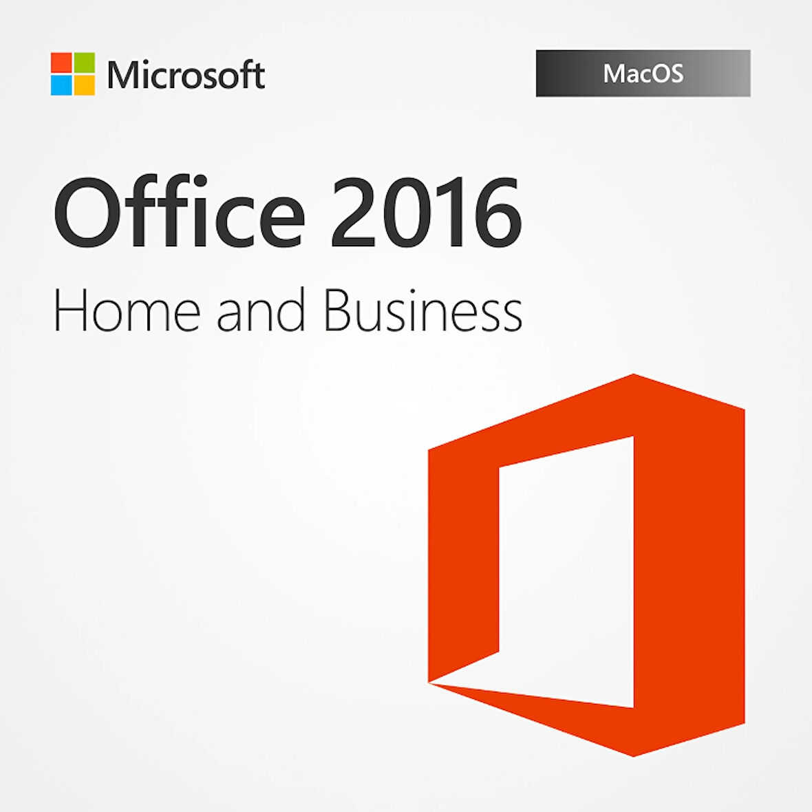 Microsoft Office 2016 Home and Business MAC - 1 MAC Cihaz Microsoft BIND Lisans