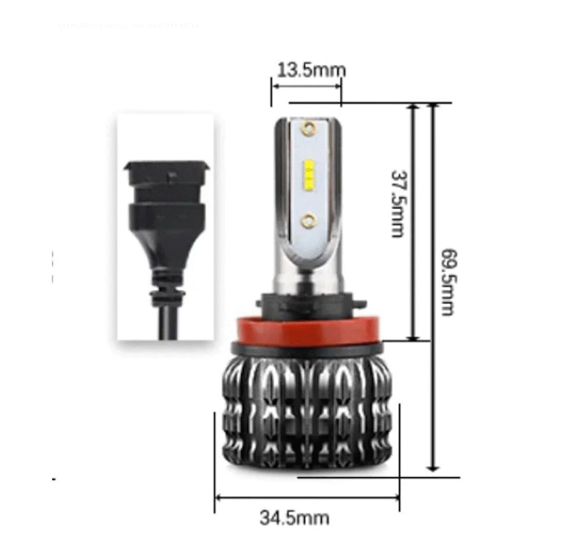 Honda Civic FC5 Led Xenon Sis Far Ampulu FEMEX Eco Power H8 H11 H16