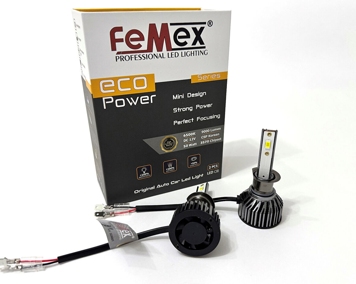 Femex Eco Power CSP 3570 Chipset H1 Led Xenon Far Ampulu