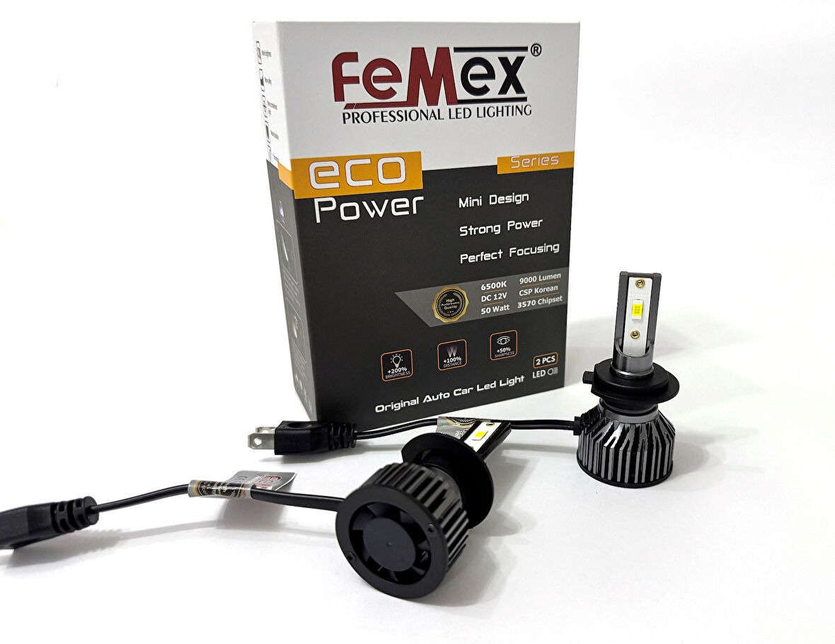 Femex Eco Power CSP 3570 Chipset H7 Led Xenon Far Ampulu