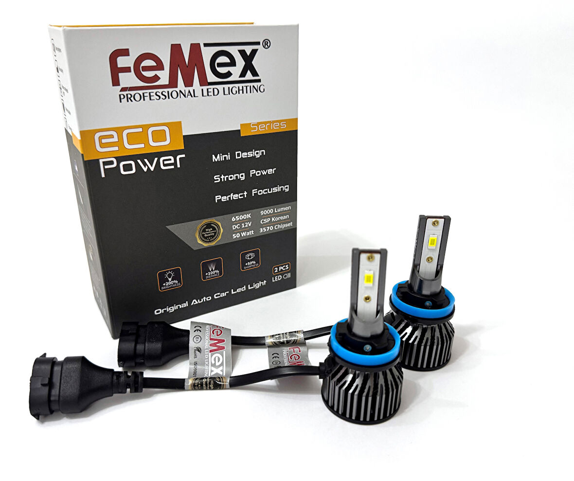 Femex Eco Power CSP 3570 Chipset H8/11 Led Xenon Far Ampulu