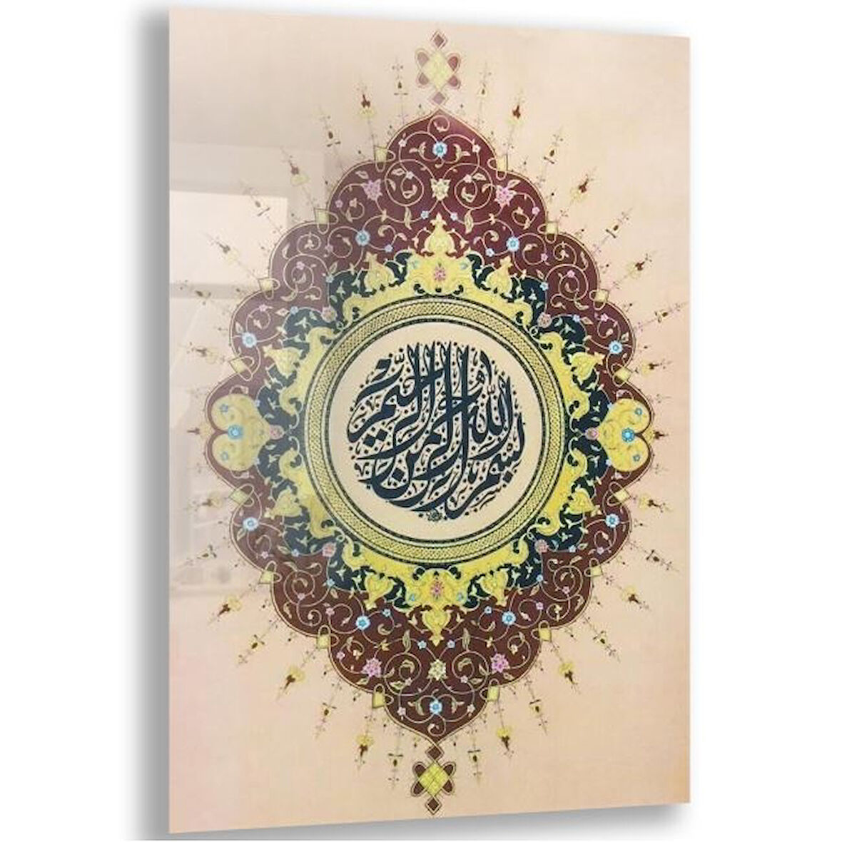 Dini Cam Tablo - Dini Motif - Yatay Motif 13-029