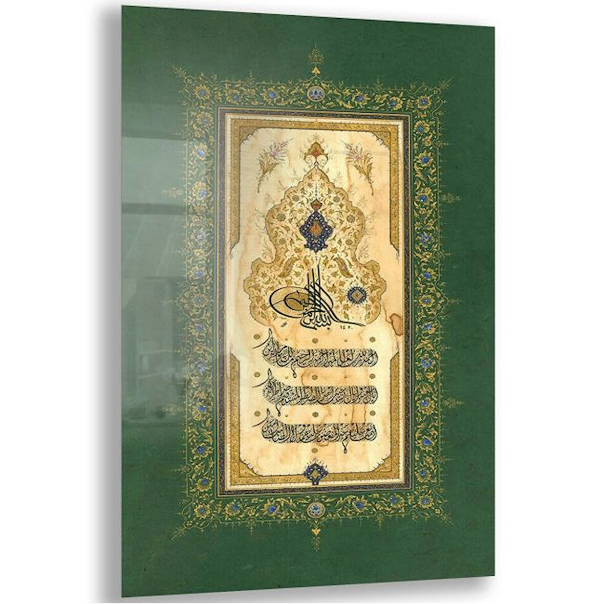 Dini Cam Tablo - Dini Motif - Yatay Motif 13-052