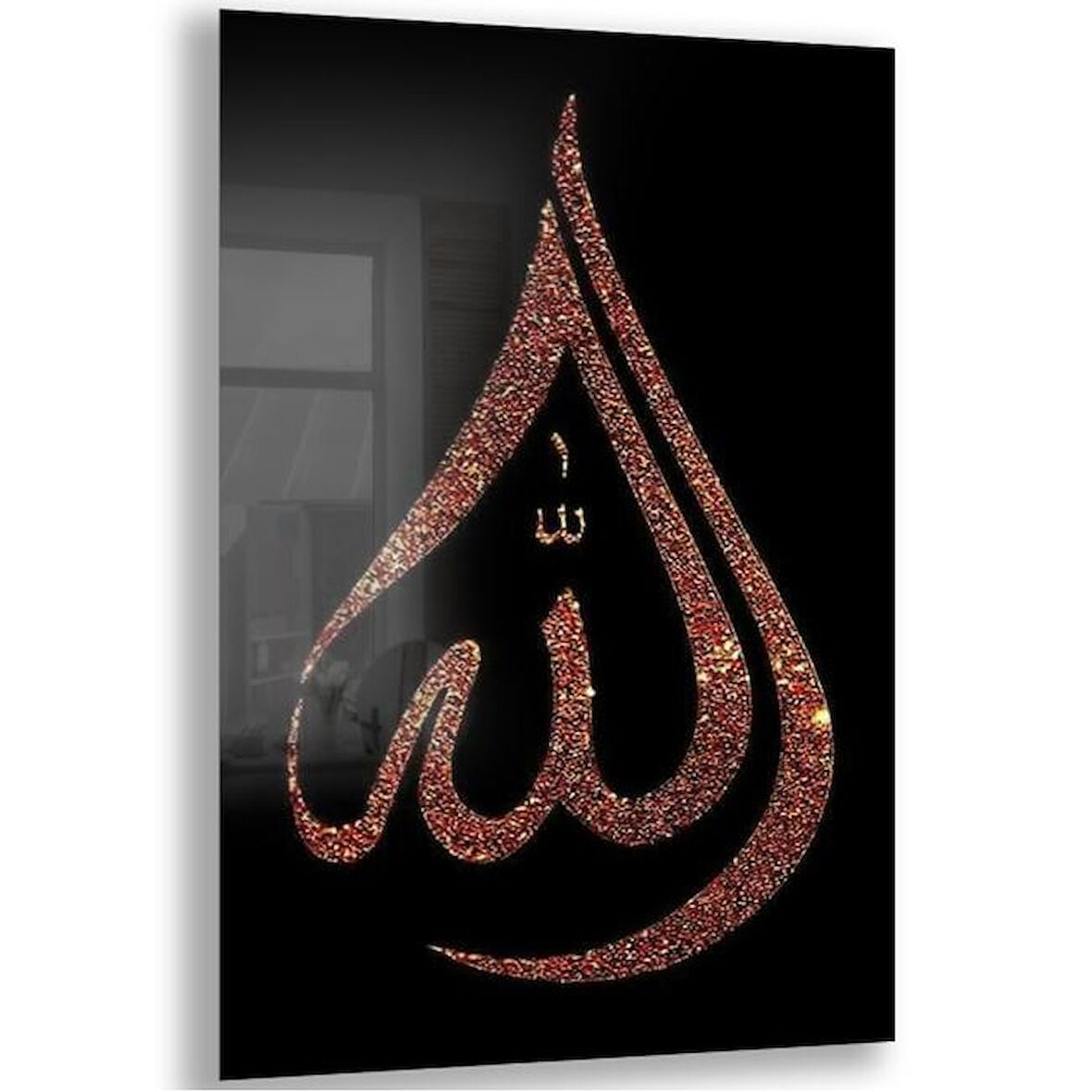 Dini Cam Tablo - Dini Motif - Yatay Motif 13-053