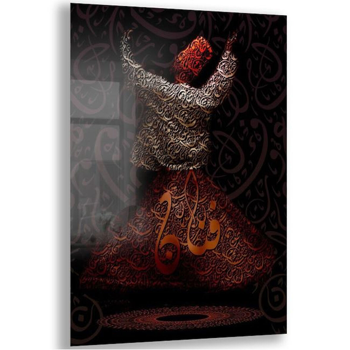 Dini Cam Tablo - Dini Motif - Yatay Motif 13-059