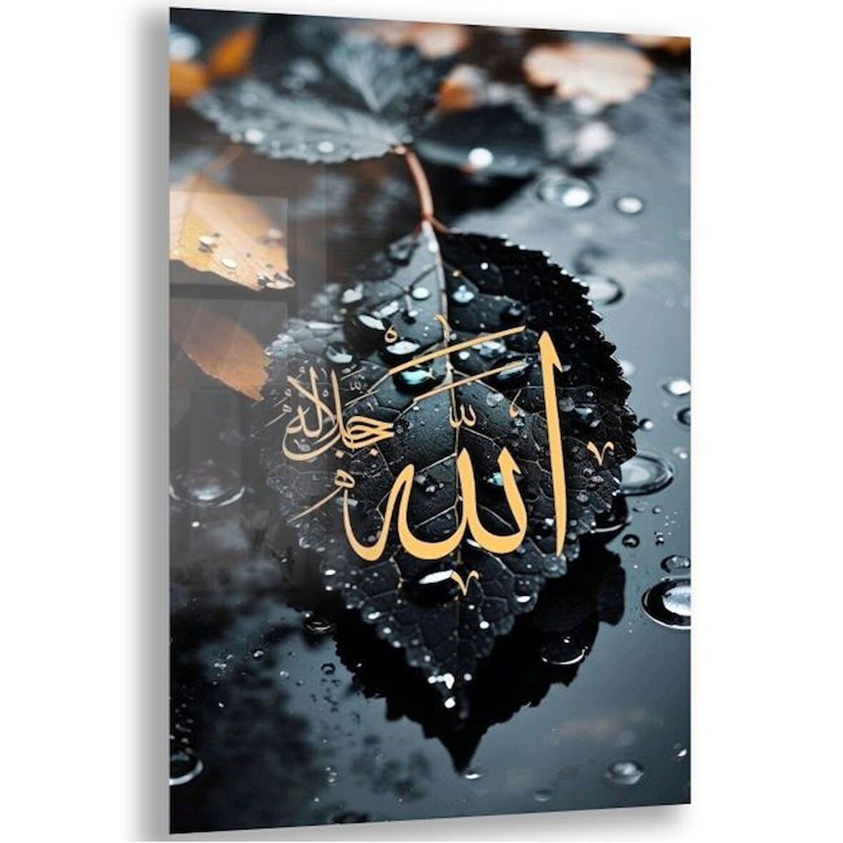 Dini Cam Tablo - Dini Motif - Yatay Motif 13-061