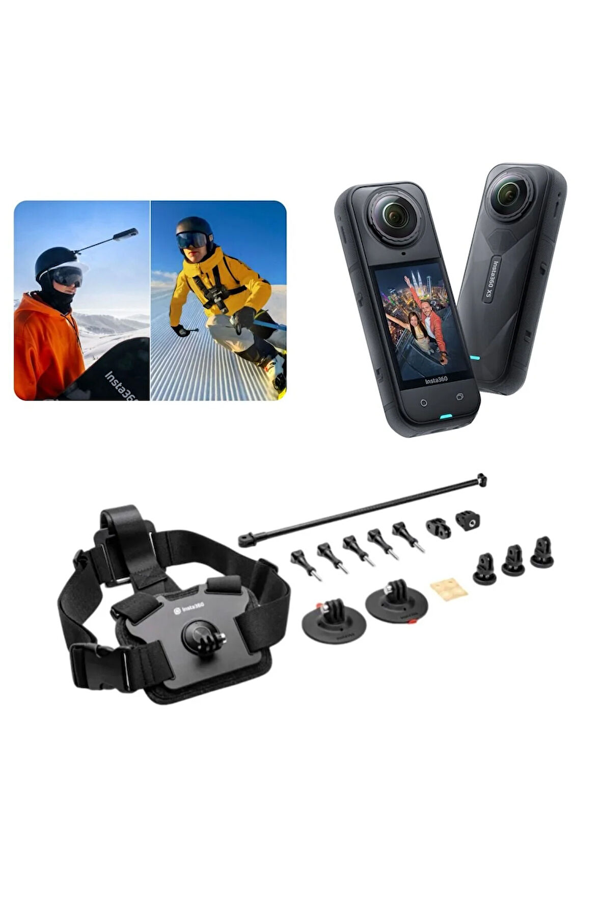 X5 Aksiyon Kamerası - Kayak Kiti