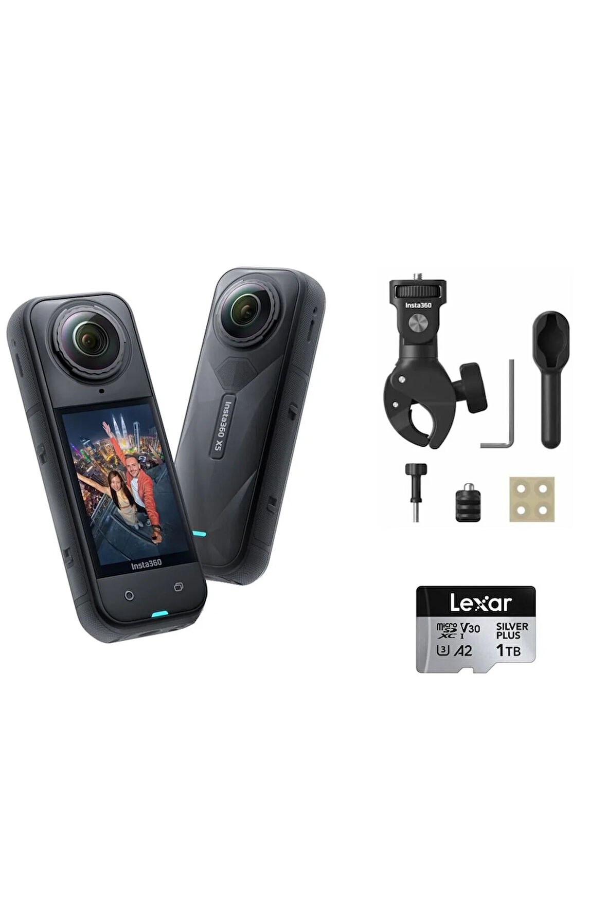 X5 Aksiyon Kamerası - Motosiklet Kiti 1 TB (HEAVY)