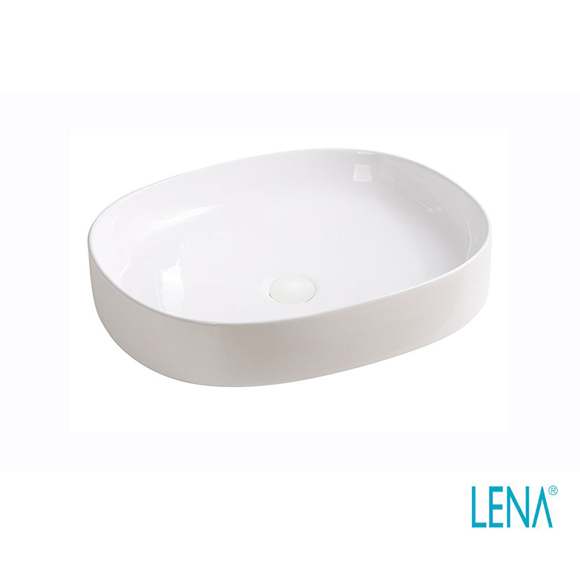 LENA TEZGAHÜSTÜ LAVABO EY-4712 BEYAZ
