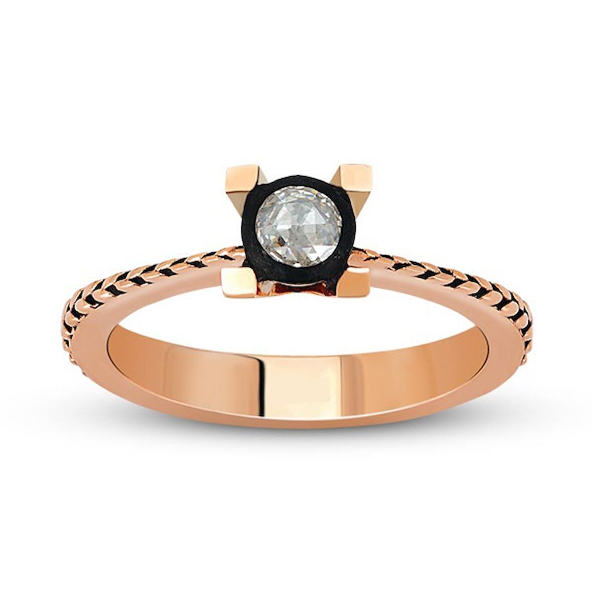 0.13 Ct Elmas Yüzük EY21