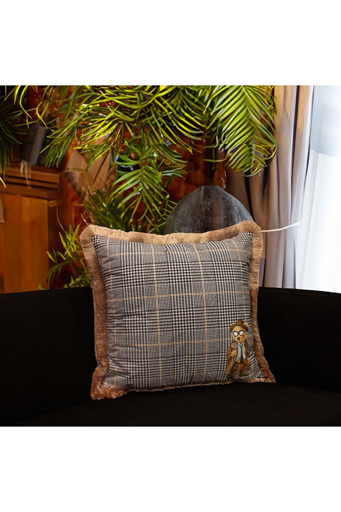 Müfettiş Teddy Yastık/kırlent (dolgu Boncuk Elyaf Uluslararası Yıkama Ve Solmama Sertifikası)