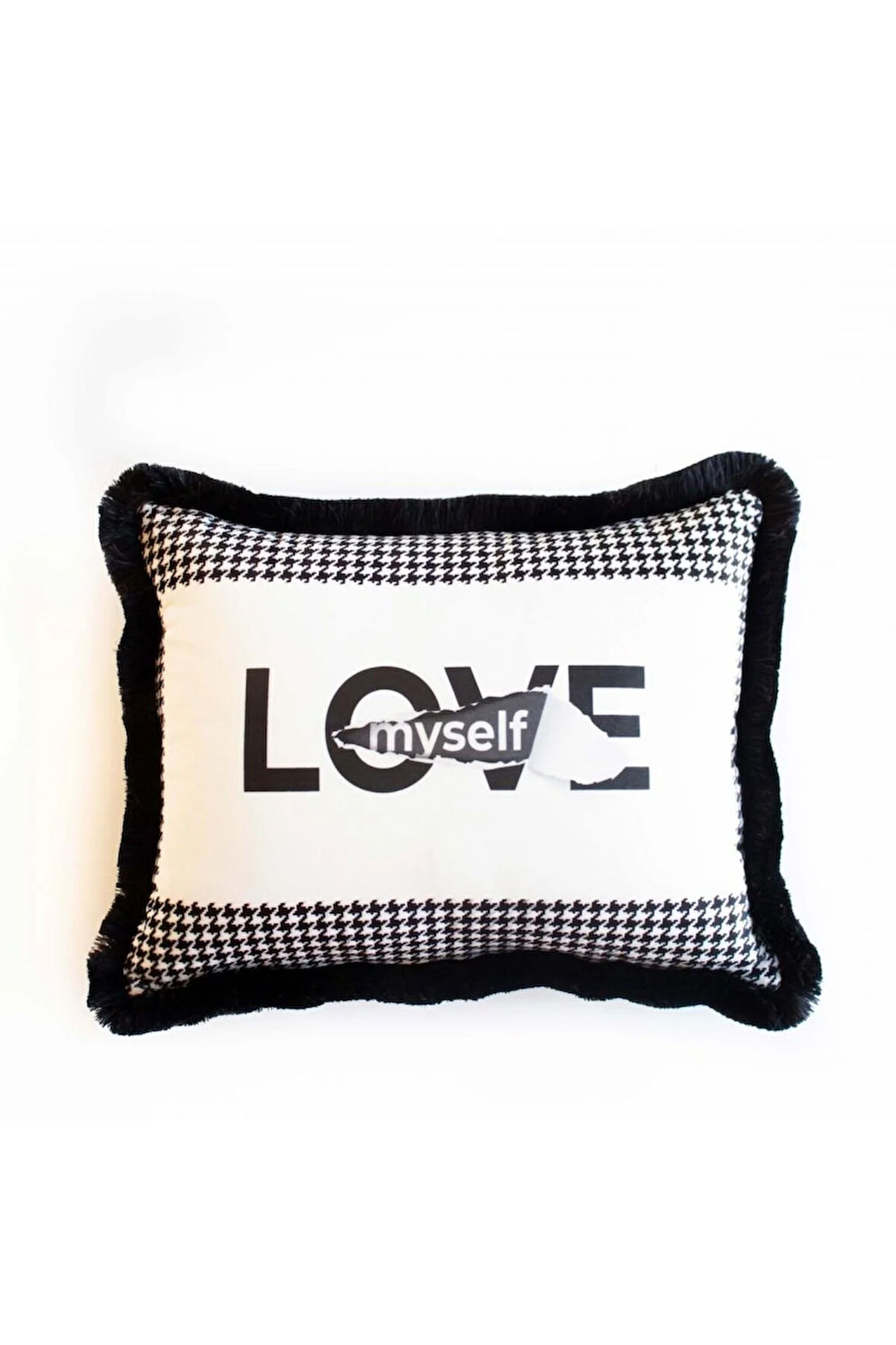 Love Myself Yastık/kırlent (dolgu Boncuk Elyaf, Uluslararası Yıkama Ve Solmama Sertifikası)