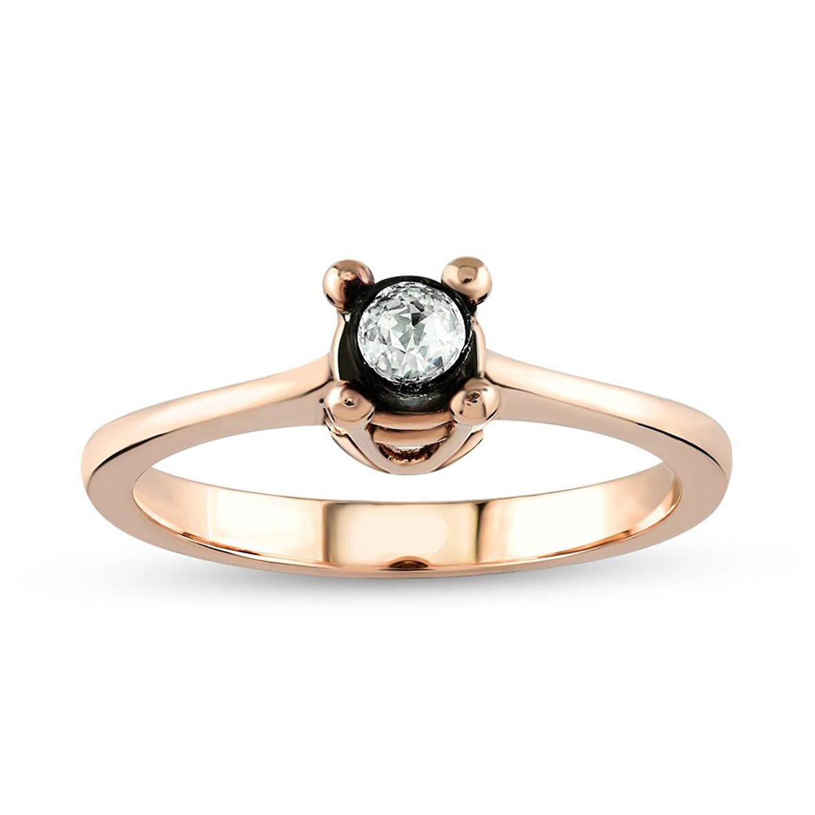 0.06 Ct Elmas Yüzük EY38