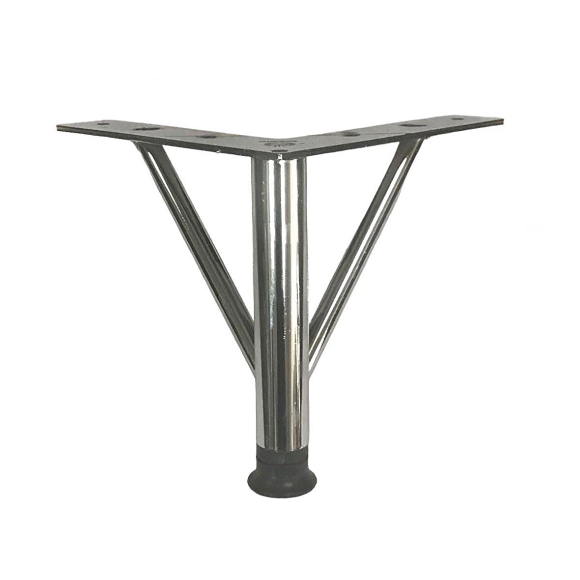 Firkete Ayak Metal 15 cm Krom Mobilya Koltuk Ayağı 
