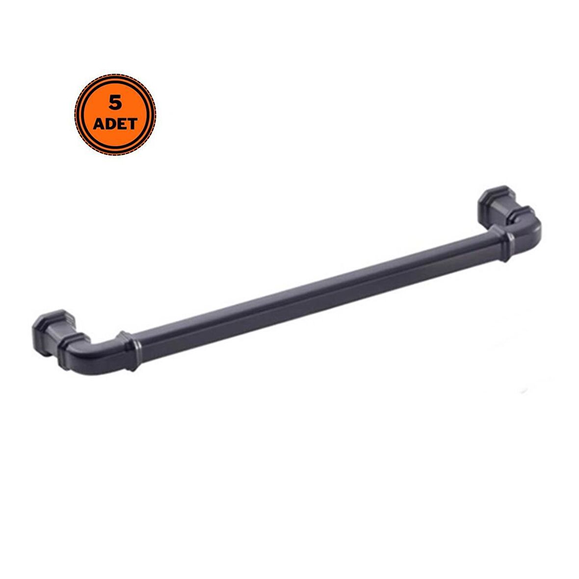5 Adet Doğanlar Gusto 192 mm Mobilya Kulp Mat Siyah