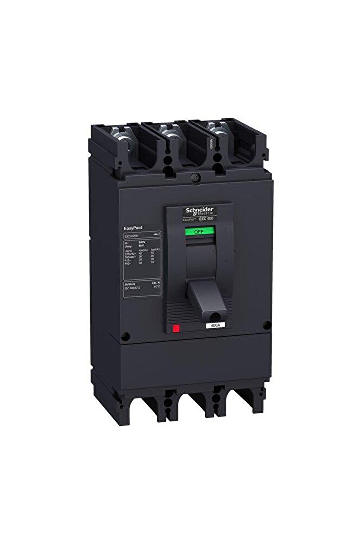 Schneider Ezc400h3320n, 3 Kutuplu, 320a, 50ka, 220-240 Volt, Kompakt Şalter, Mccb