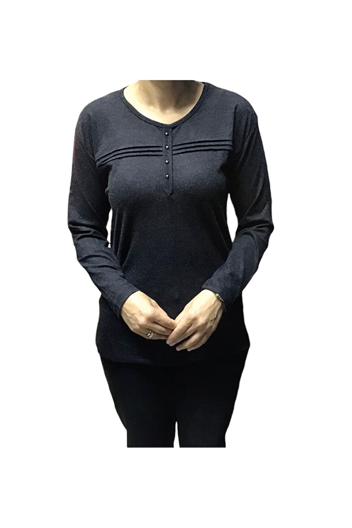 KADIN YÜN VİSKON MEVSİMLİK SADE BLUZ