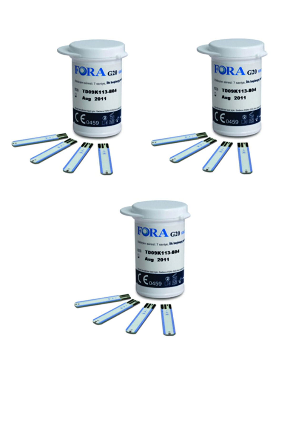 G20 Şeker Ölçüm Strip Çubuğu 3 Kutu - 150 Adet