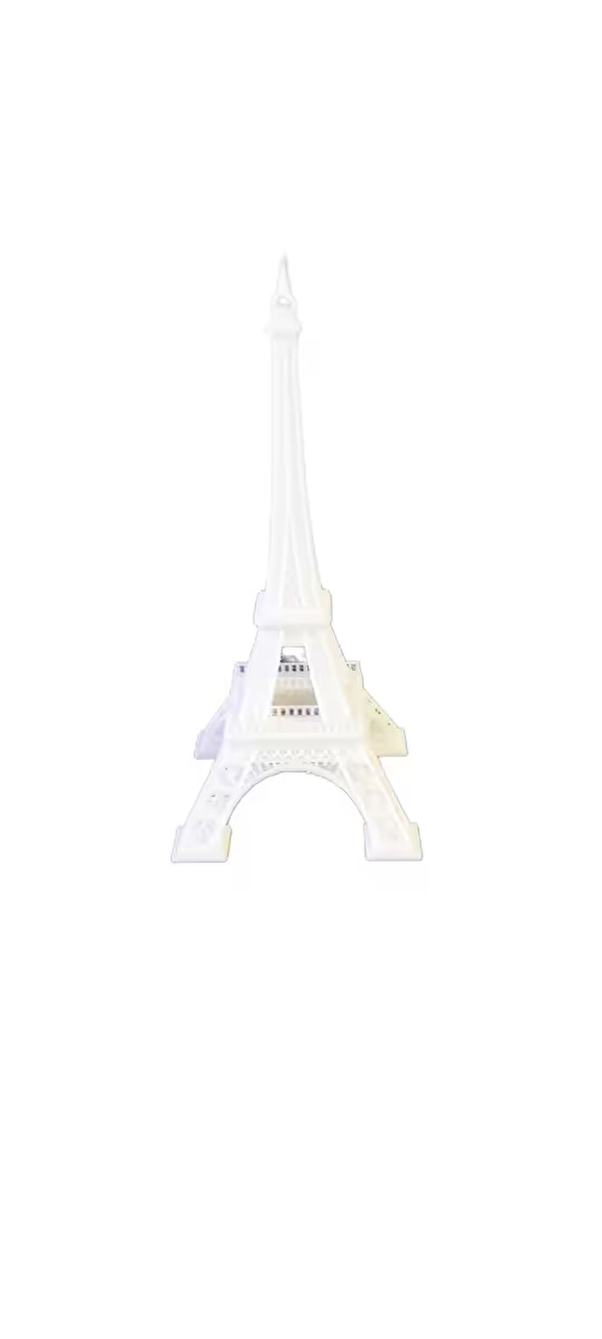 🌟 3D Baskı Eiffel Kulesi Maketi - Beyaz Renkli Dekoratif Model 🌟