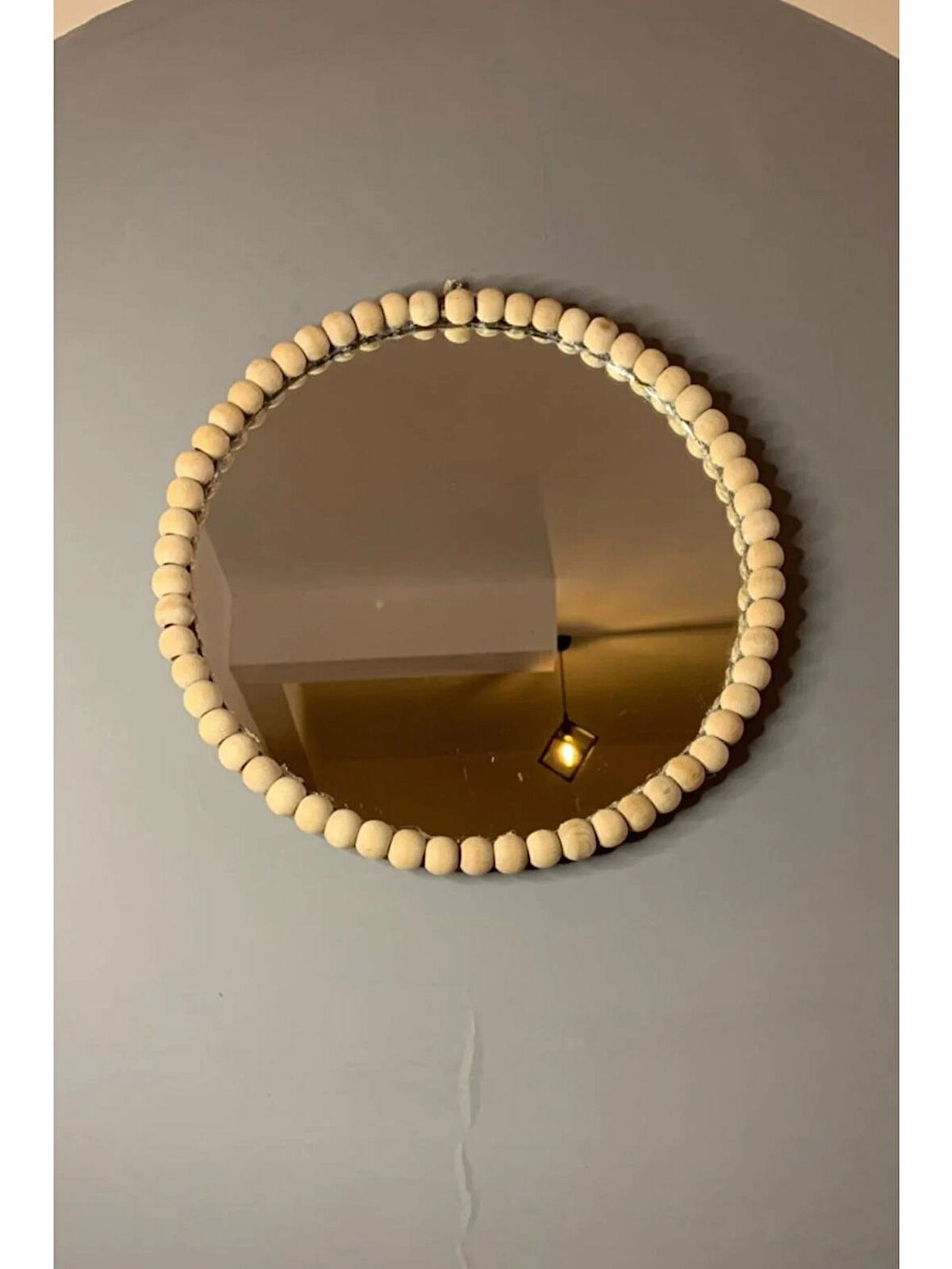 El Yapımı Boncuklu Rafya Duvar Süsü