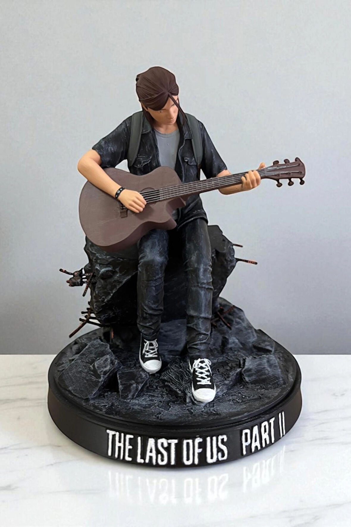 The Last of Us 2 Ellie Gitar Figürü – Oyuncular İçin SLA Baskı El boyası