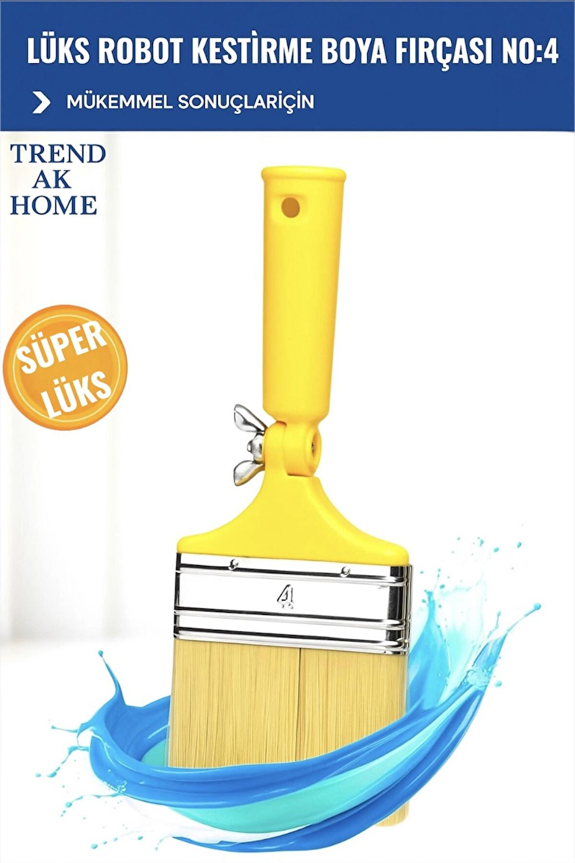 LÜKS ROBOT KESTİRME BOYA FIRÇASI NO:4
