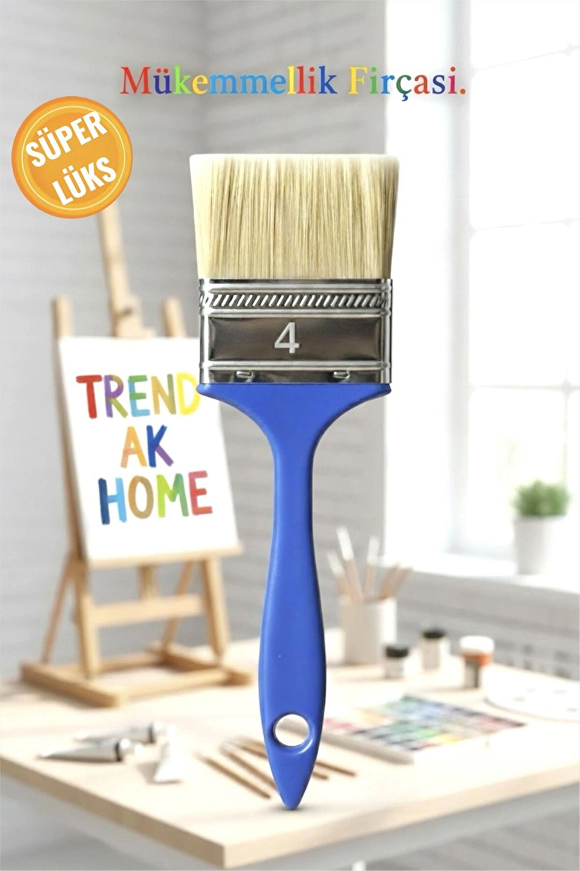 LÜKS KESTİRME BOYA FIRÇASI NO:4