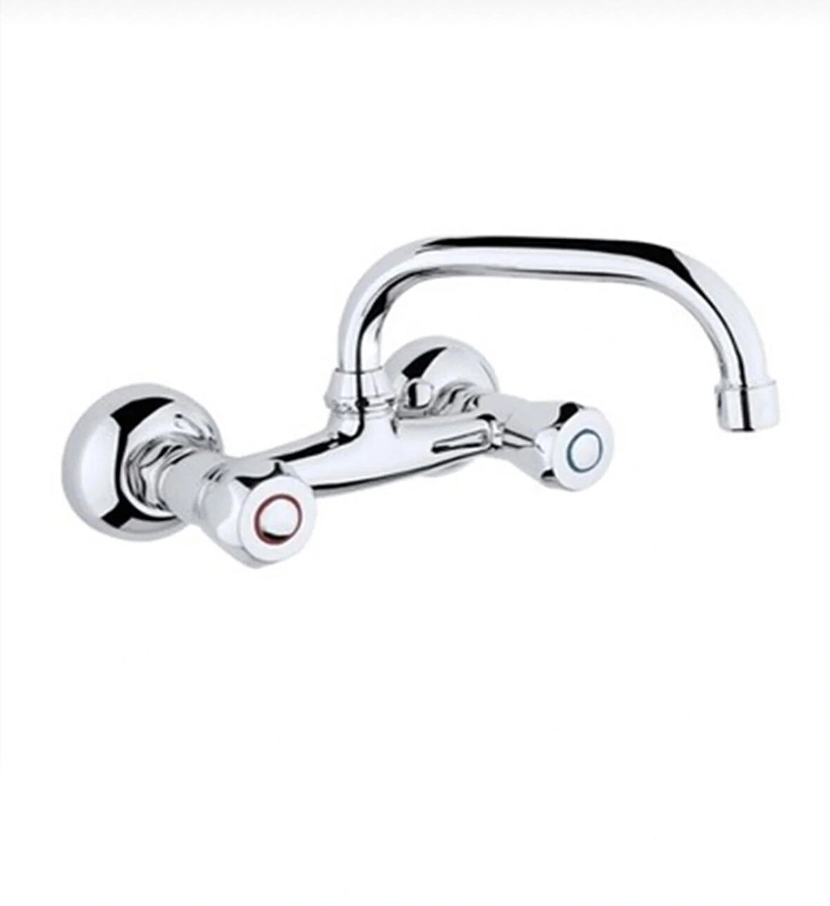 Sıcak Soğuk Pirinç Paslanmaz U Borulu Klasik Banyo Lavabo Mutfak Bataryası 