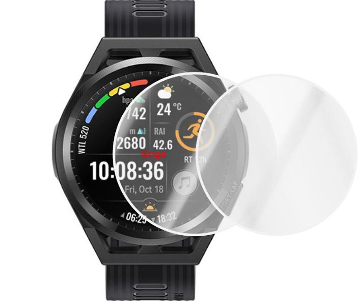 Huawei Watch Gt Runner Ekran Koruyucu Şeffaf TPU Film 2 Adet