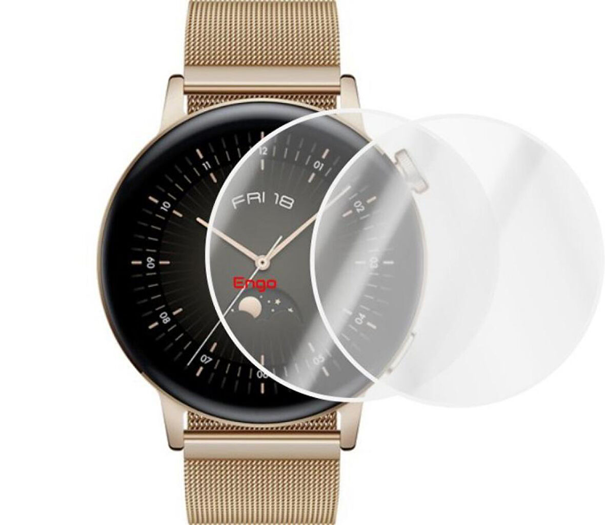 Huawei Watch GT3 42 mm Ekran Koruyucu Şeffaf TPU Film 2 Adet